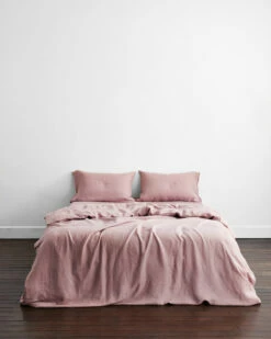 Lavender 100% French Flax Linen Bedding Set