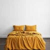 Turmeric 100% French Flax Linen Bedding Set