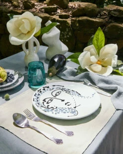 Mineral 100% French Flax Linen Tablecloth -Bed Linings Sales Store BT AL Mineral 030 66a14635 c0b9 42bb a721 231fc313730e