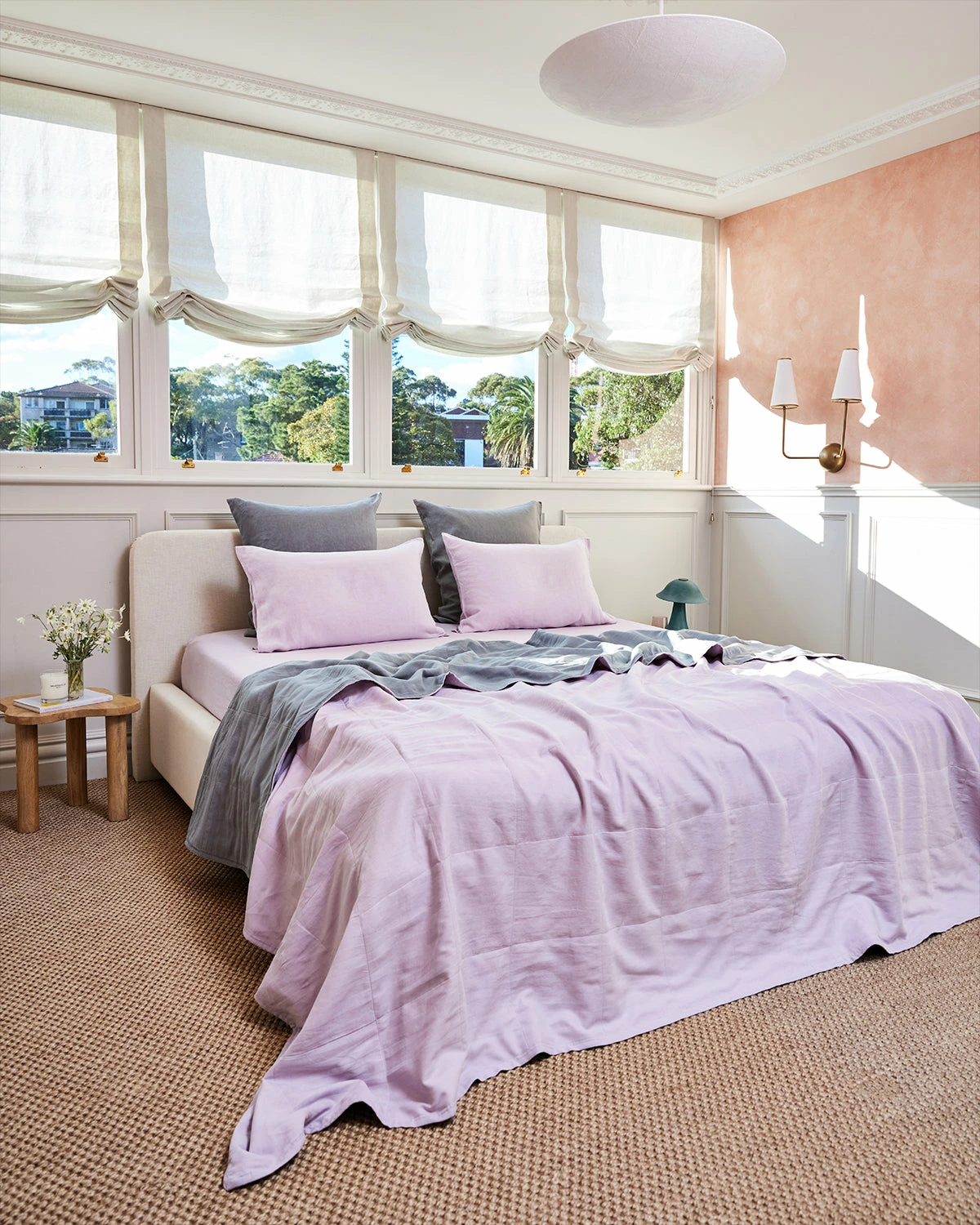 Mineral & Lilac Two-Tone Quilt 2 Mineral & Lilac Two-Tone Quilt - Image 2