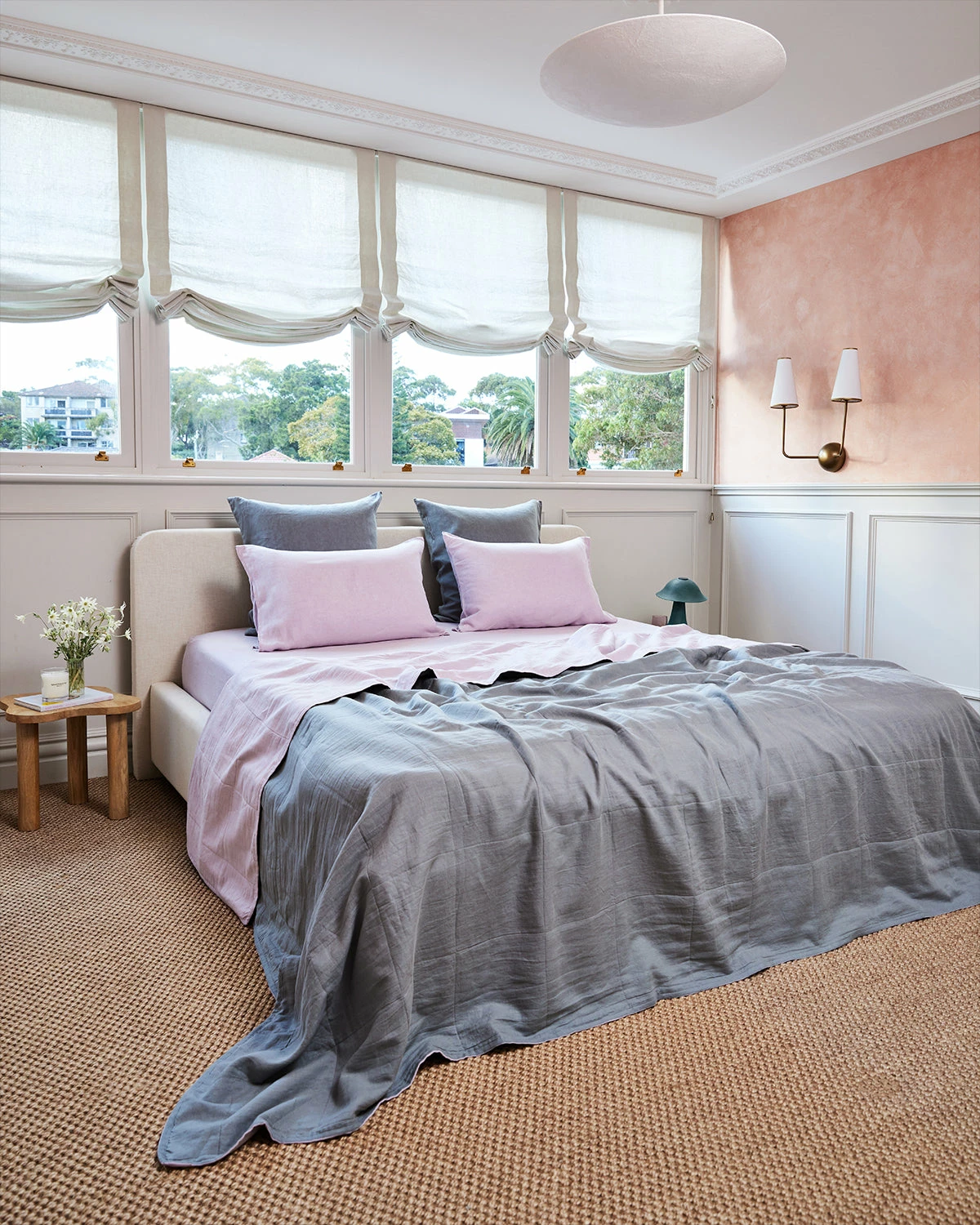 Mineral & Lilac Two-Tone Quilt 1 Mineral & Lilac Two-Tone Quilt