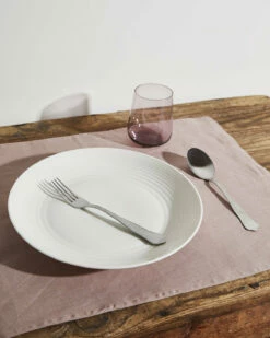 Lavender 100% French Flax Linen Placemats (Set Of Four)