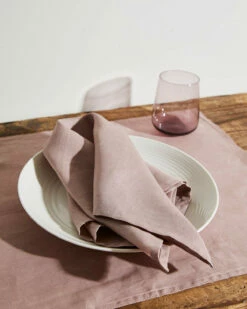Lavender 100% French Flax Linen Napkins (Set Of Four)