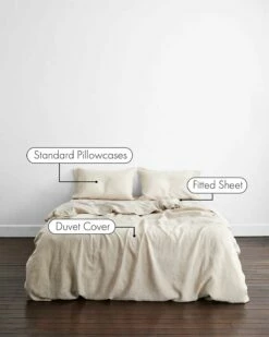 Bed Linings Sales Store -Bed Linings Sales Store Bedding Set PDP Oatmeal