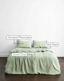 Bed Linings Sales Store -Bed Linings Sales Store Bedding Set PDP Sage