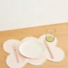 Rosewater & Sage 100% French Flax Linen Cloud Placemats (Set Of Four)