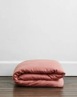 Pink Clay 100% French Flax Linen Duvet Cover
