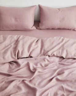 Lavender 100% French Flax Linen Duvet Cover -Bed Linings Sales Store DUVET03 31dd9bcb 089f 4a51 8cde 44765322b241