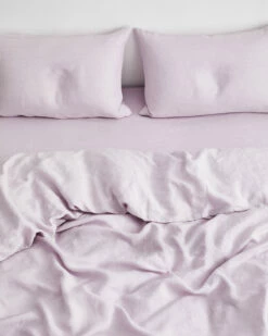 Lilac 100% French Flax Linen Duvet Cover -Bed Linings Sales Store DUVET03 e1e654c2 0521 487c 9175 23e180e891a4