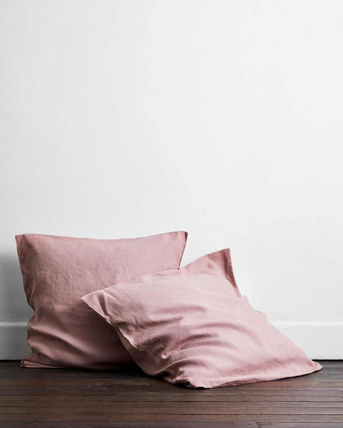 Lavender 100% French Flax Linen European Pillowcases (Set Of Two) 1 Lavender 100% French Flax Linen European Pillowcases (Set Of Two)