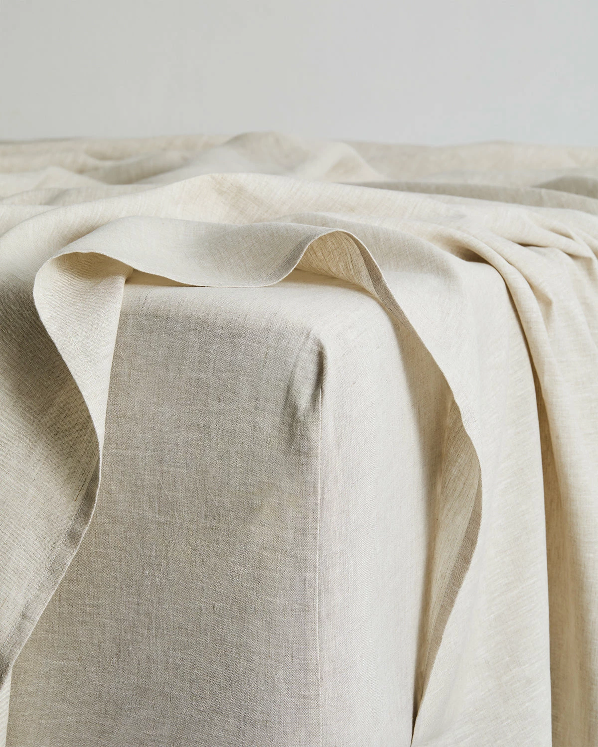 Oatmeal 100% French Flax Linen Fitted Sheet 1 Oatmeal 100% French Flax Linen Fitted Sheet