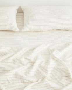 Rust Stripe 100% French Flax Linen Fitted Sheet 6 Rust Stripe 100% French Flax Linen Fitted Sheet -Bed Linings Sales Store FITTEDSHEET02 78e825e1 5ed9 4d14 88fc d8efca77133e