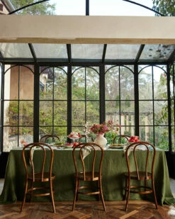 Rosewater & Sage 100% French Flax Linen Cloud Coasters (Set Of Four) -Bed Linings Sales Store Flower RosewaterSage 04 9c7e4610 dd32 406e bf22 43377329f783