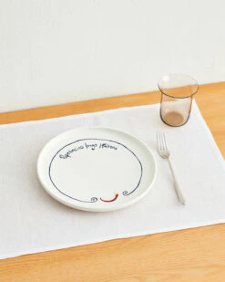 Gemma Bamforth X Bed Threads 'Peperoncino Lungo Italiano' Ceramic Dinner Plate