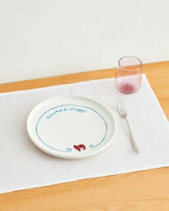 Gemma Bamforth X Bed Threads 'Radicchio Di Chioggia' Ceramic Dinner Plate