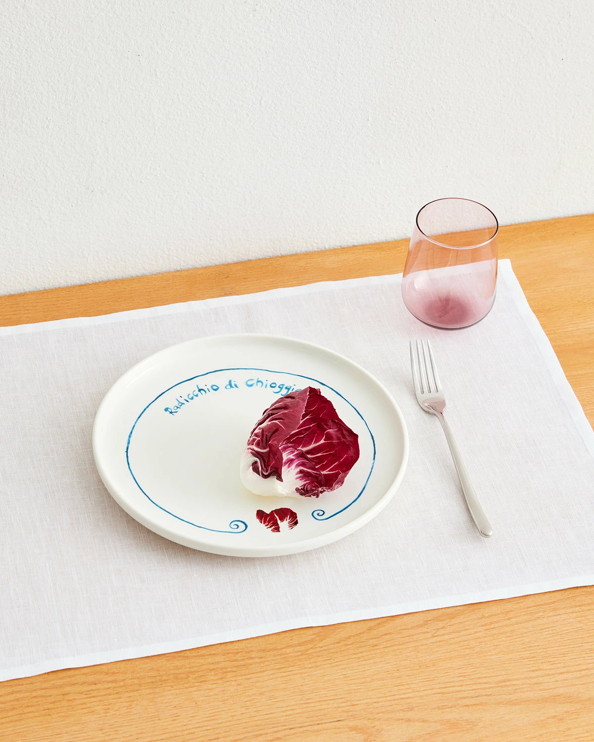 Gemma Bamforth X Bed Threads 'Radicchio Di Chioggia' Ceramic Dinner Plate 2 Gemma Bamforth X Bed Threads 'Radicchio Di Chioggia' Ceramic Dinner Plate - Image 2