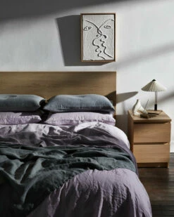 Mineral 100% French Flax Linen Throw -Bed Linings Sales Store Mineral Throw 02