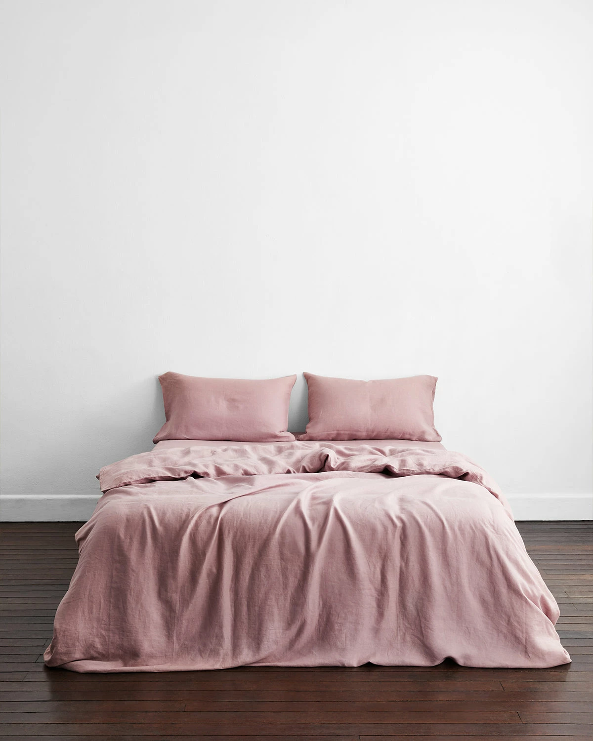 Lavender 100% French Flax Linen Pillowcases (Set Of Two) 3 Lavender 100% French Flax Linen Pillowcases (Set Of Two) - Image 3