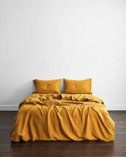 Turmeric 100% French Flax Linen Pillowcases (Set Of Two) -Bed Linings Sales Store PILLOWCASE03 eef46b1a bd78 4d01 87da 83366747f5c7