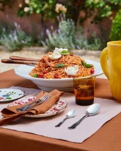 Rust 100% French Flax Linen Tablecloth -Bed Linings Sales Store Rust 03 beaab0e8 7c47 417f a7ef e96d92146456