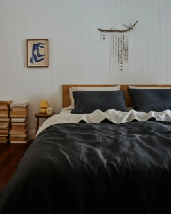 Charcoal 100% French Flax Linen Pillowcases (Set Of Two) -Bed Linings Sales Store Untitled 1 865026e9 1cd6 4030 808f 4c9cd7bf5b74