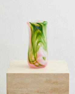 Upstate Handblown Carafe In Watermelon