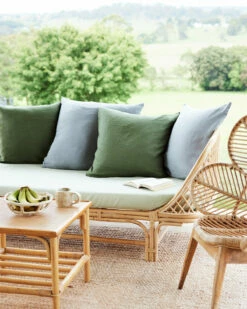 Mineral 100% French Flax Linen European Pillowcases (Set Of Two) -Bed Linings Sales Store cushion covers sylvie ac7a9715 d3bf 4ccb 9db8 1aaafcbbb5a9