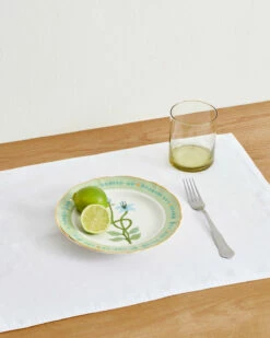 Bed Linings Sales Store -Bed Linings Sales Store dessert plate green 03