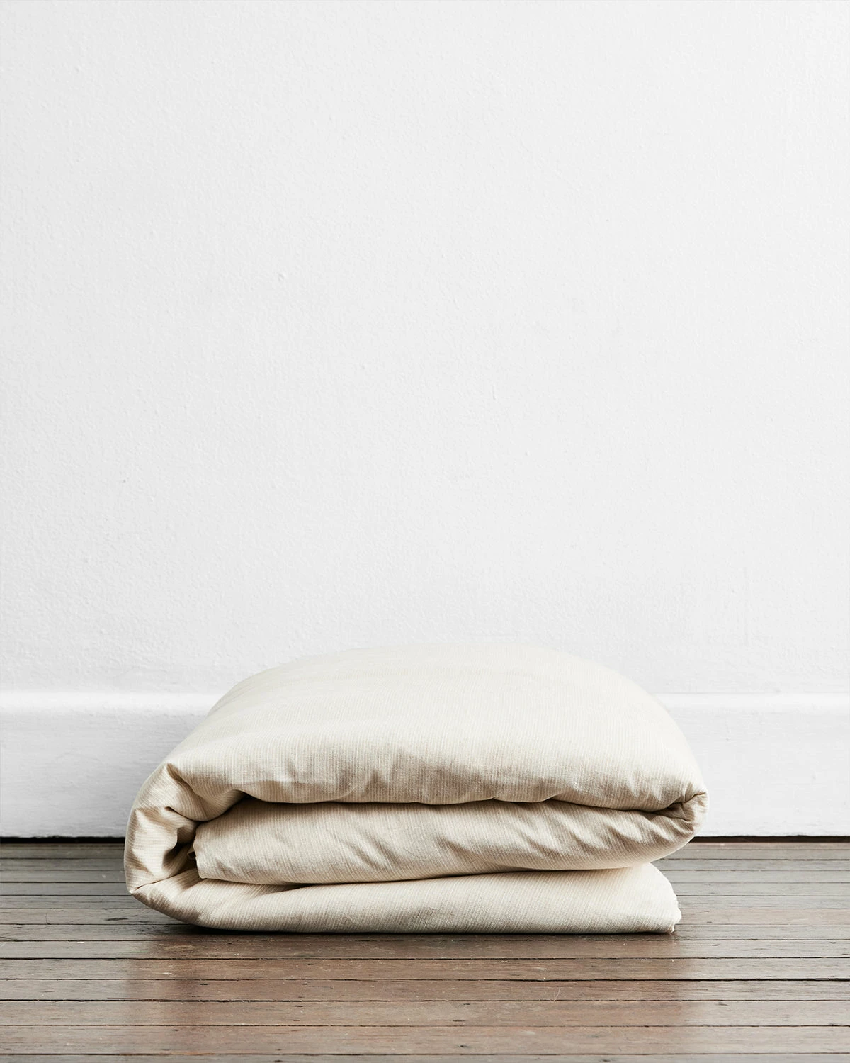 Oatmeal & White Stripe 100% French Flax Linen Duvet Cover 1 Oatmeal & White Stripe 100% French Flax Linen Duvet Cover