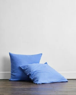 Wildflower 100% French Flax Linen European Pillowcases (Set Of Two)