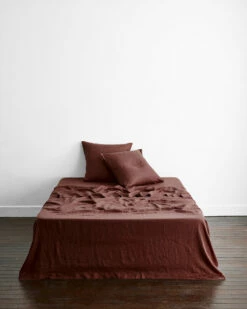 Cacao 100% French Flax Linen European Pillowcases (Set Of Two) -Bed Linings Sales Store european 03 b47c3d3f e821 41b0 97fa e562c88ff38b