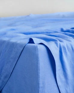 Wildflower 100% French Flax Linen Fitted Sheet