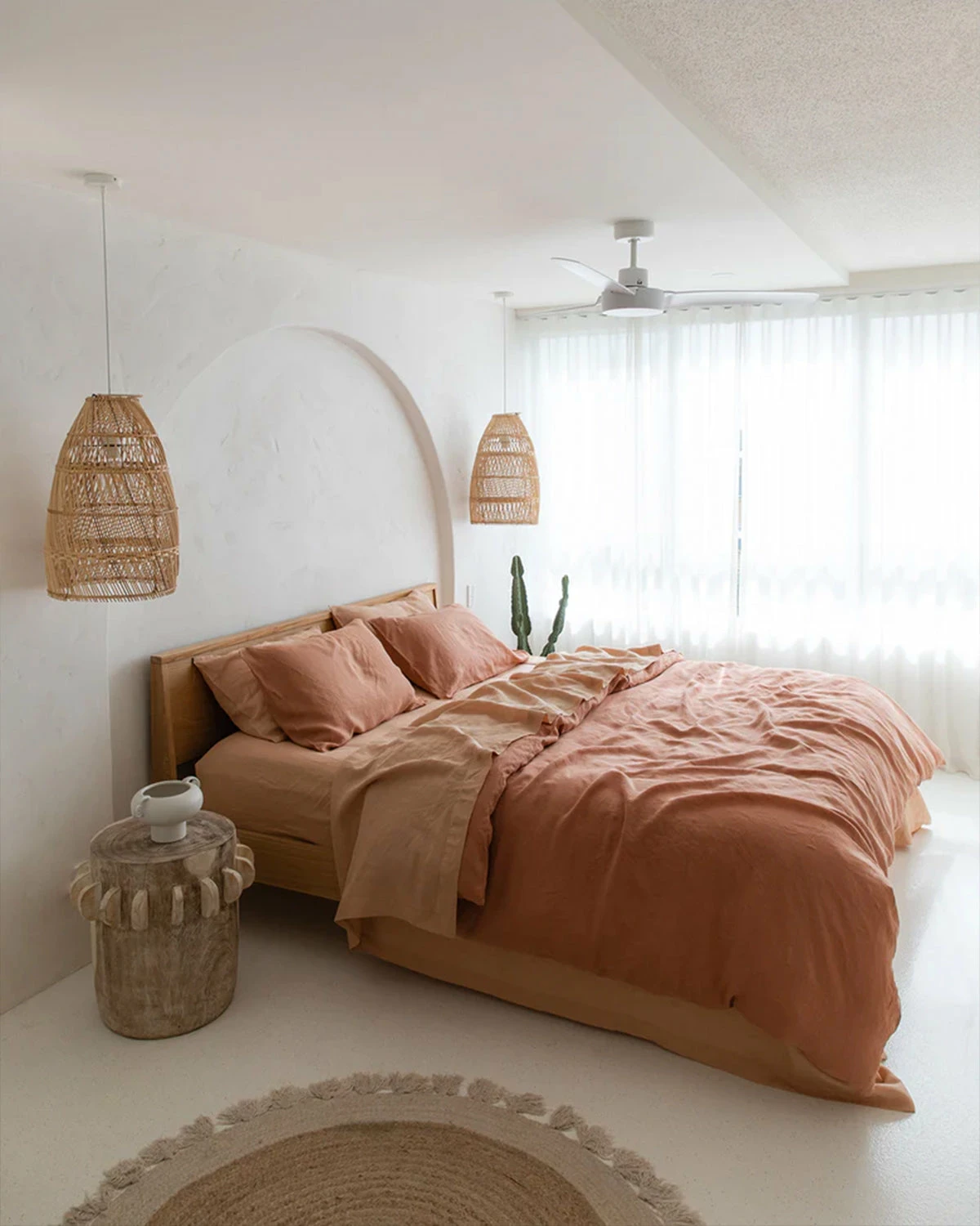 Hazelnut 100% French Flax Linen Duvet Cover 4 Hazelnut 100% French Flax Linen Duvet Cover - Image 4