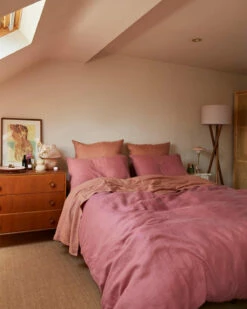 Hazelnut 100% French Flax Linen European Pillowcases (Set Of Two) -Bed Linings Sales Store hazeuro