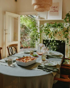 Olive 100% French Flax Linen Napkins (Set Of Four) -Bed Linings Sales Store jess4