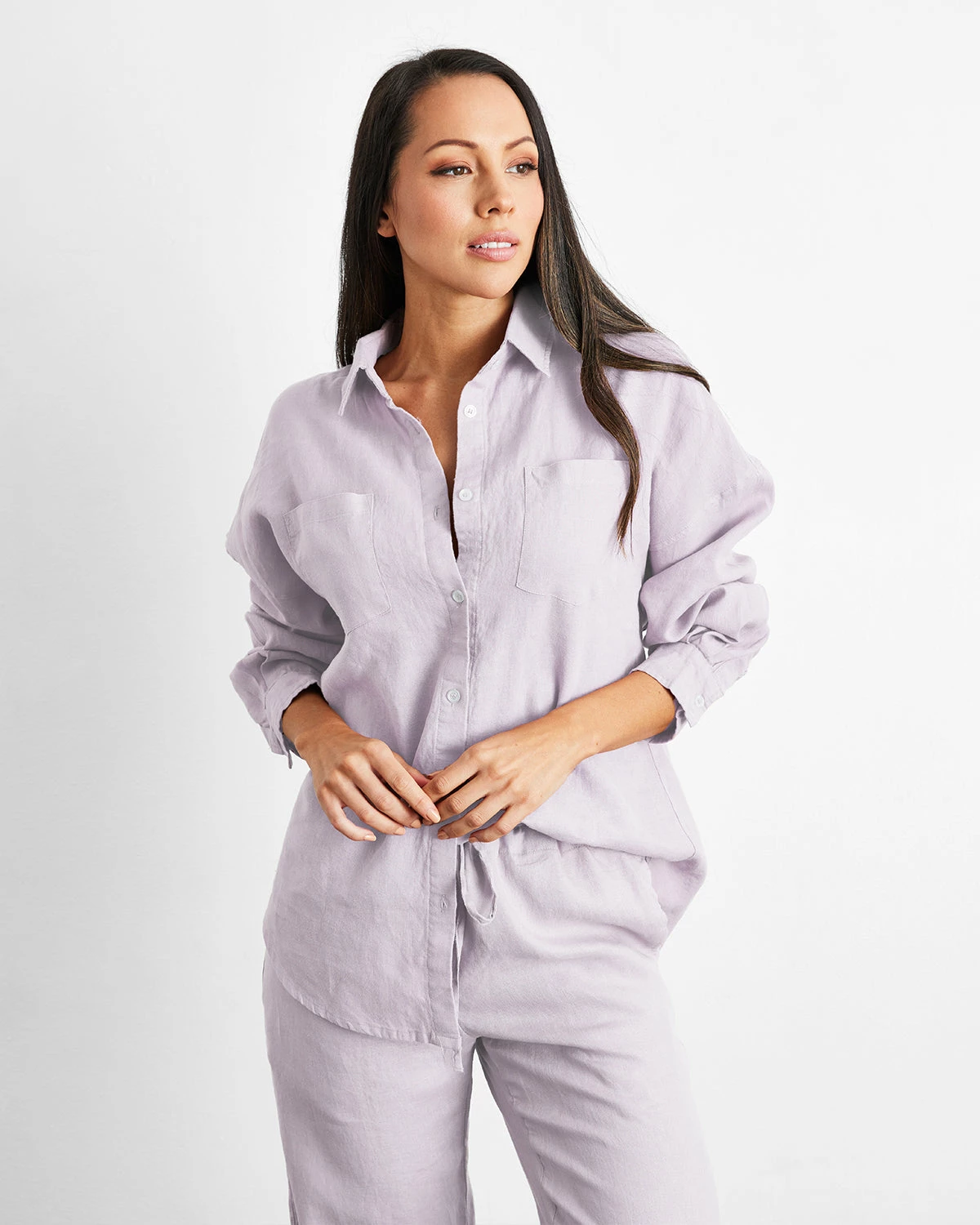 Lilac Long Sleepwear Set 2 Lilac Long Sleepwear Set - Image 2