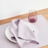 Lilac 100% French Flax Linen Napkins (Set Of Four)