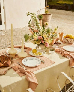 Terracotta 100% French Flax Linen Napkins (Set Of Four) -Bed Linings Sales Store lisa limoncello 2 2c859577 3255 4657 b729 d6e65fdf9007