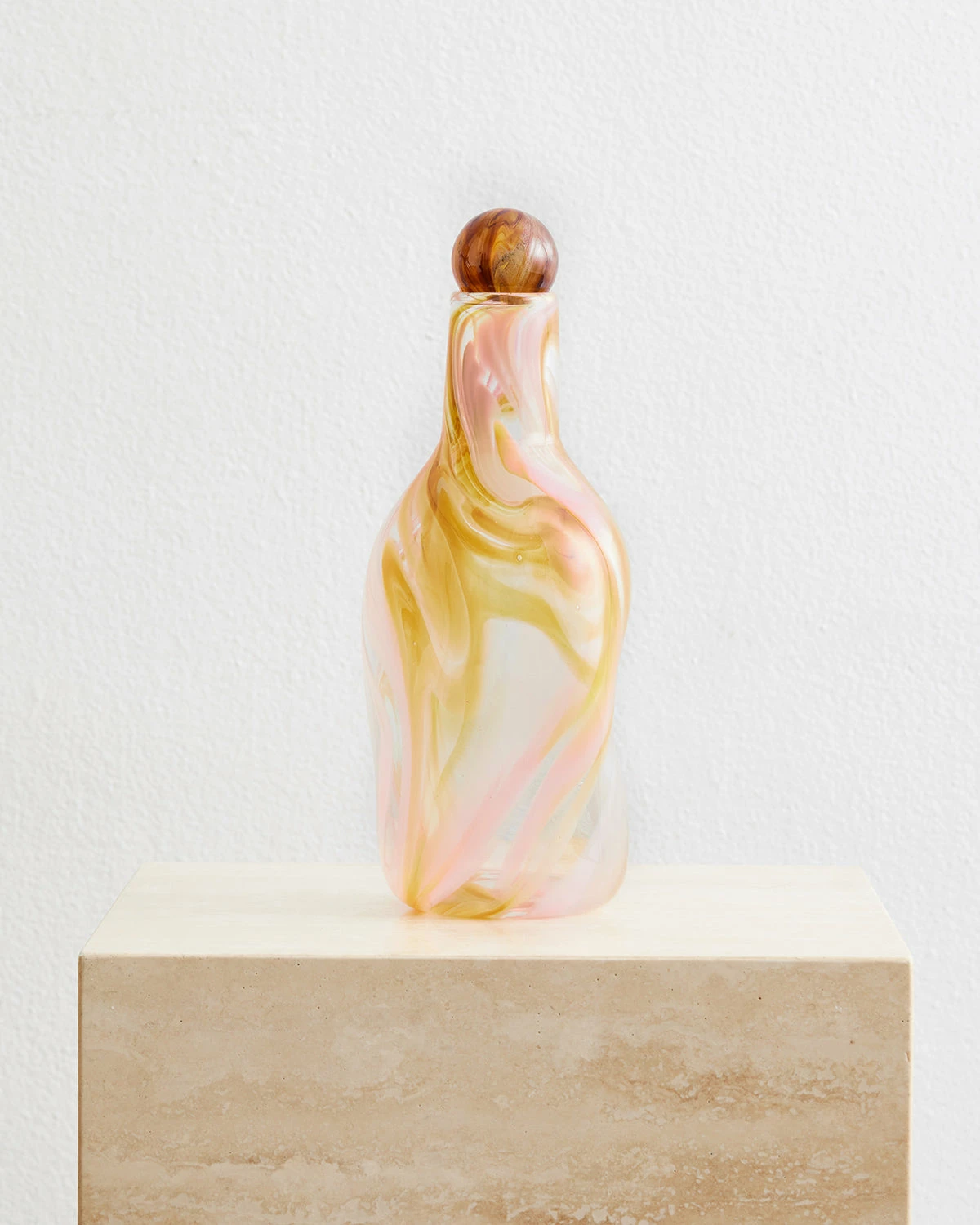 Upstate Handblown Mezcal Bottle In Frankie 1 Upstate Handblown Mezcal Bottle In Frankie