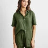 Olive Short Sleepwear Set