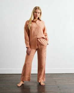 Hazelnut Long Sleepwear Set 5 Hazelnut Long Sleepwear Set -Bed Linings Sales Store pants 01 43e8e91b 81b7 4b38 8059 f2e811396468