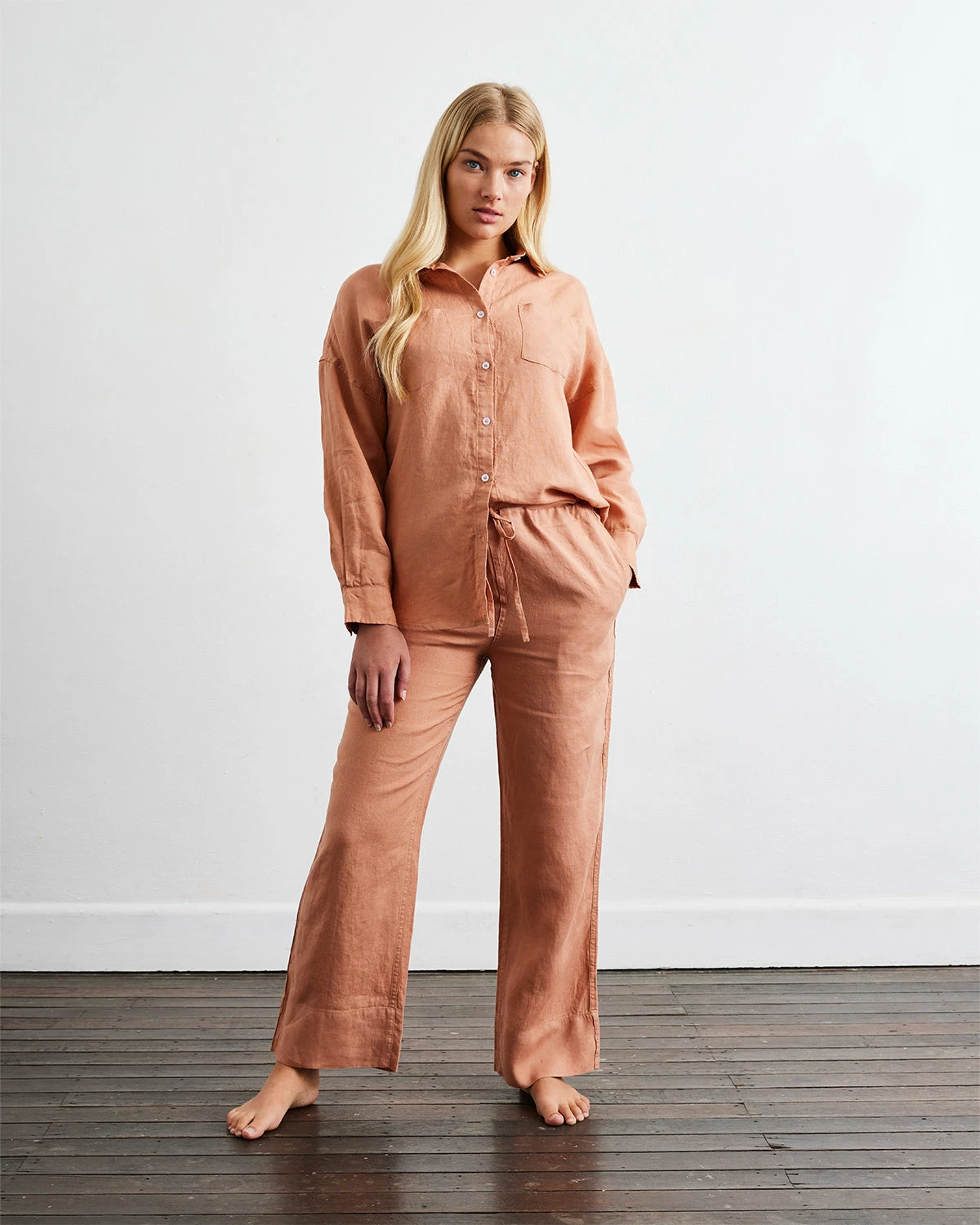 Hazelnut Long Sleepwear Set 3 Hazelnut Long Sleepwear Set - Image 3