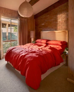 Paprika 100% French Flax Linen Sheet Set -Bed Linings Sales Store paprikabundle image 38ed6472 d272 400d 9780 6bd641ad7a9c