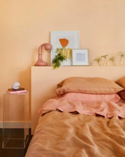 Peach 100% French Flax Linen Flat Sheet 7 Peach 100% French Flax Linen Flat Sheet -Bed Linings Sales Store peach sheetset 02 081fb9c6 0a30 4ab9 8a4f 9d3e27b50e24