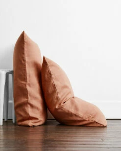 Hazelnut 100% French Flax Linen Pillowcases (Set Of Two)