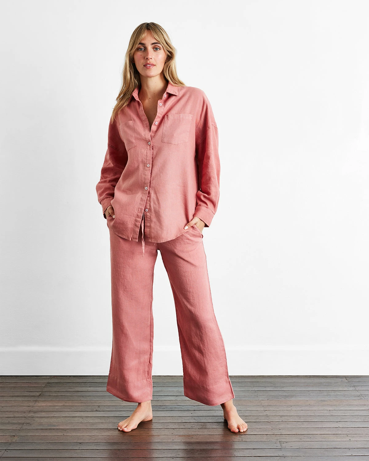 Pink Clay Long Sleepwear Set 2 Pink Clay Long Sleepwear Set - Image 2