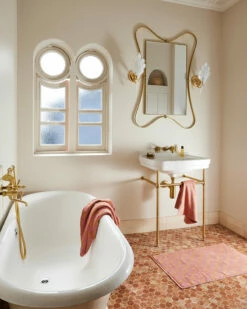 Pink Clay & Hazelnut Check 100% French Flax Linen Terry Hand And Face Towel -Bed Linings Sales Store pinkclay hazelnut 997fbe9b 0625 4685 9ec2 f5a81a5b1f10