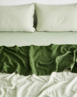 Sage & Olive Two-Tone Quilt -Bed Linings Sales Store sage 4