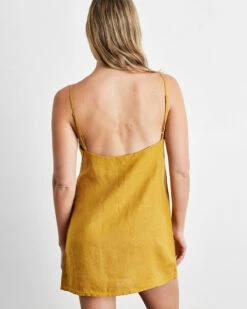 Turmeric 100% French Flax Linen Slip 6 Turmeric 100% French Flax Linen Slip -Bed Linings Sales Store tur 01 d197e80f 1032 457d a853 2c54282ed748