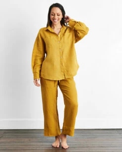 Turmeric Long Sleepwear Set -Bed Linings Sales Store tur 02 e85fcfaa 6c0d 4b37 9648 ea6c1e2e2b80